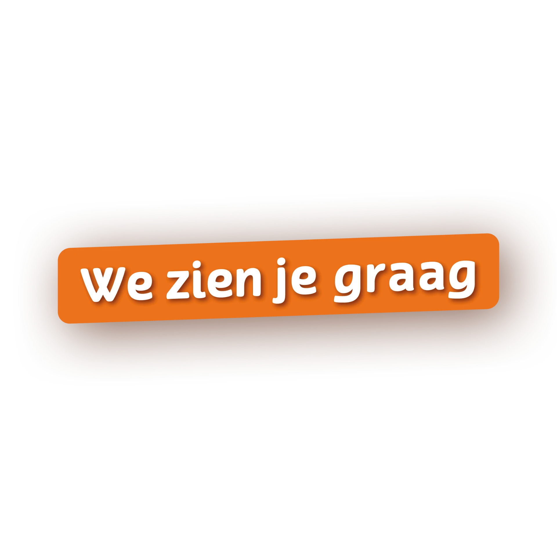 We zien je graag